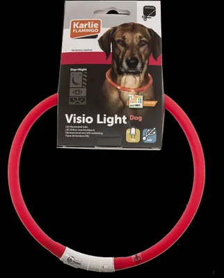 Produktbild von Karlie - Visio Light Led Halsband Rot 70Cm