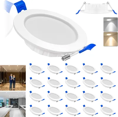 Obrázok produktu pre LZQ 20 X 12W LED reflektor Zapustený reflektor Stropný reflektor Stropný reflektor 230V 864lm Teplá biela Zapustený reflektor Zapustené svetlo Zapustené stropné svetlo