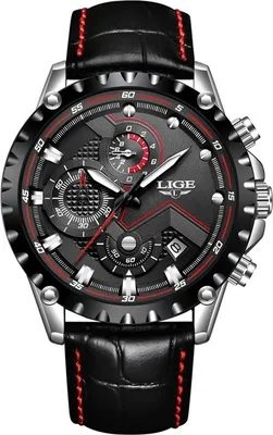 Zdjęcie produktu dla Zegarek LIGE LU-4061 - Czarny/Srebrny KP4061