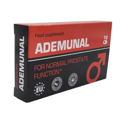 Image de ADEMUNAL : Capsules pour hommes, à base d'extrait de graines de courge, de canneberge et de sélénium, pour la santé de la prostate