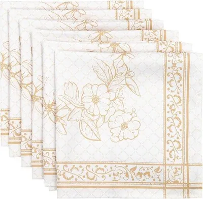 Produktbild von Famanu Servietten Set 6 Stück - 100% Baumwolle, 45 cm x 45 cm