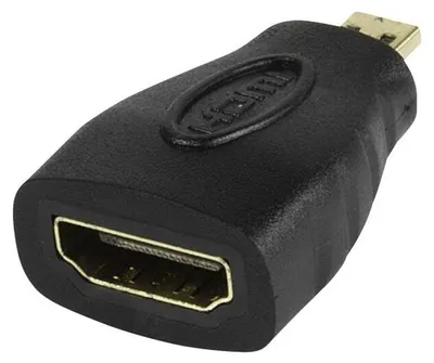 Produktbild von HDMI® Adapter, HDMI® A Buchse - HDMI® D Micro Stecker (47089)