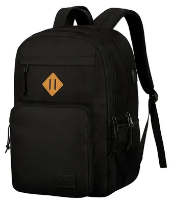 Productafbeelding van Laptop rugzak voor heren en dames, 15,6 inch, zwart, waterafstotend, 44x32x18,5 cm