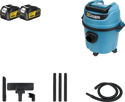 Image de Aspirateur, puissance 2500 W, capacité 10 l, 2 batteries