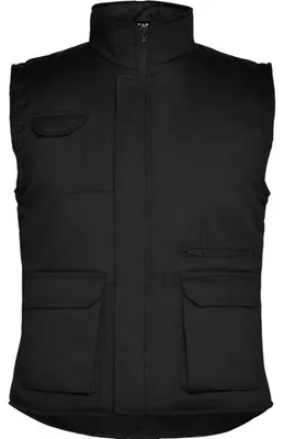 Produktbild von Roly Workwear - "Almanzor" Weste für Herren, Mehrzweck PF5077 (XL) (Schwarz)