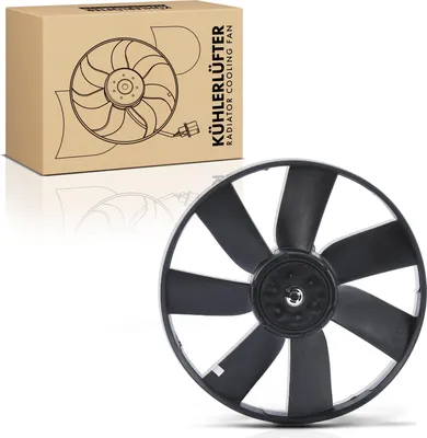 Immagine prodotto di Frankberg 1x radiatore motore monoventola senza telaio ventola radiatore VW Golf Jetta Audi 100 200 Coupe Quattro