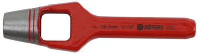 Produktbild von Dönges Henkellocheisen nach DIN 7200 A, rot lackiert, Durchmesser 30 mm