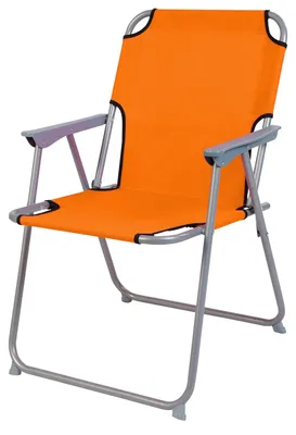 Produktbild von Camping - Klappstuhl Stoff Oxfort Metall Orange