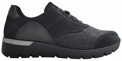 Imagen del producto de Zapatos de mujer Waldläufer modelo K-Ramona, cordones, color negro, para uso casual