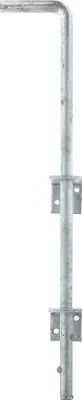 Zdjęcie produktu dla Prowadnica Alberts | ocynkowana ogniowo | śruba Ø 16 mm | 500 mm | śruba dystansowa - brama 40 mm | zestaw 2 szt
