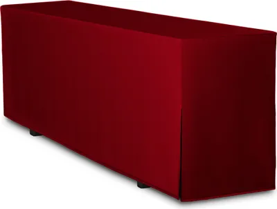 Produktbild von TexDeko Biertischhusse Premium für Bierzeltgarnitur 220 x 50cm Blickdicht waschbar nur Tisch (Bordeaux)