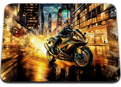 Obrázok produktu pre PODLOŽKA POD MYŠ 36 x 29 - MOTOCYKEL