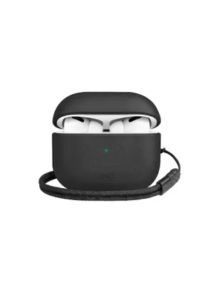 Immagine prodotto di Custodia originale in pelle UNIQ TERRA per Airpods (3a generazione), nero