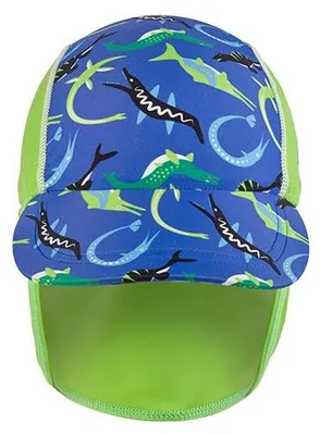 Productafbeelding van Beco Oceaan Dinos Zonnepet | UV-spf50+ | Blauw Maat 1