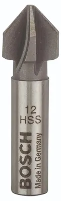 Produktbild von Bosch 2609255118, Bohrer, Senkbohrerbit, Drehung der rechten Hand, 1,2 cm, 40 mm, Legierter Stahl, Unlegierter Stahl, Nicht-eisenhaltiges Metall, Kunststoff, Holz