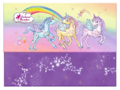 Produktbild von Die Spiegelburg Briefpapier-Set - Einhorn-Paradies bunt