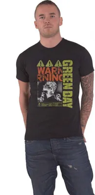 Immagine prodotto di Green Day - Maglietta "Warning" per uomo/donna Unisex RO4341 (XL) (Nero)