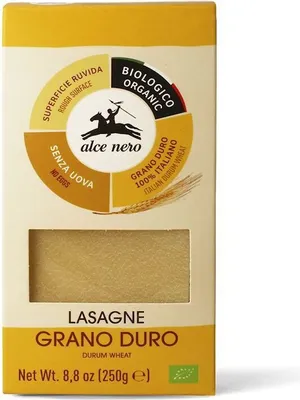 Produktbild von MAKARON (SEMOLINOWY) LASAGNE 250 g - ALCE NERO