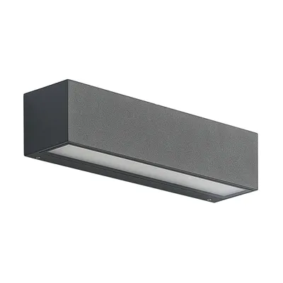 Produktbild von Arcchio LED-Wandleuchte Lengo, 25 cm, 1-flg., anthrazit, CCT