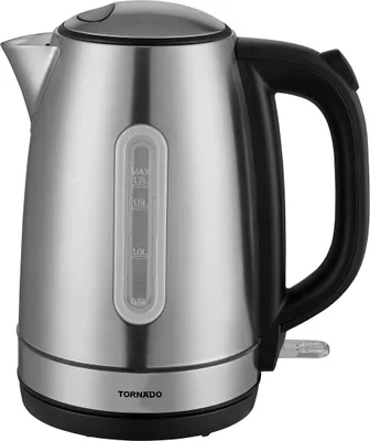 Produktbild von Tornado Wasserkocher 1.7L, 1850-2200W, Edelstahl SUS304, 360° Sockel, Strix-Steuerung, Auto Shut-Off, Boil-Dry Schutz