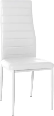 Produktbild von CLP Esszimmerstuhl Mayfair weiß Material Kunstleder