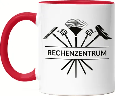 Produktbild von Rechenzentrum Tasse Rot Hobby-Gärtner IT Informatiker Witz Pflanzen Garten Geschenkidee