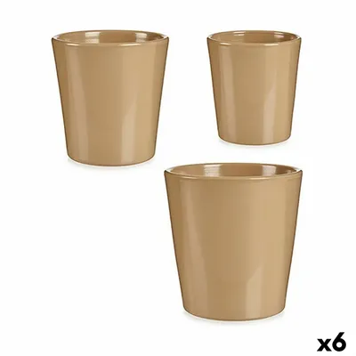 Obrázek produktu pro Sada květináčů béžová hlína (6 kusů)