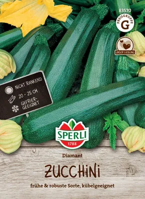 Produktbild von Zucchini Diamant F1-Hybride | Zucchinisamen von Sperli