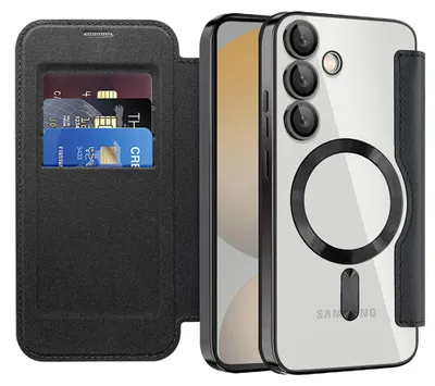 Zdjęcie produktu dla Techsuit - SmartMag Book etui na Samsung Galaxy S24 FE - czarne