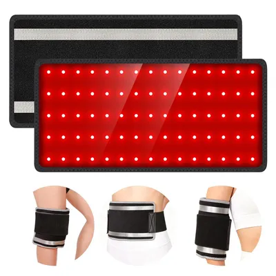 Produktbild von Rotlichtlampe für den Körper,3-in-1LED Rotlichtgürtel mit Timer-Fernbedienung,660nm/850nm Infrarot-Lichttherapie-Pad für Taille,Schulter und Knie