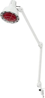 Produktbild von Infrarot Wärmelampe - Klemmlampe/Clip-On - 180° verstellbar - 3 Heizstufen - Elektrisch ohne Batterien - Linderung bei Muskelschmerz - Weiß