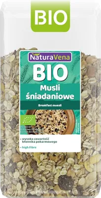 MUSLI ŚNIADANIOWE BIO 300 g - NATURAVENA