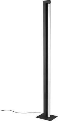 Zdjęcie produktu dla Lampa stojąca podłogowa nowoczesna czarna obrotowa do salonu sypialni 130 cm zmienna barwa LED 21W SEEKER Trio