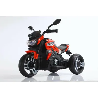 Image de Moto électrique à trois roues pour enfants 6V4.5AH Bluetooth USB Musique & Lumière Rouge