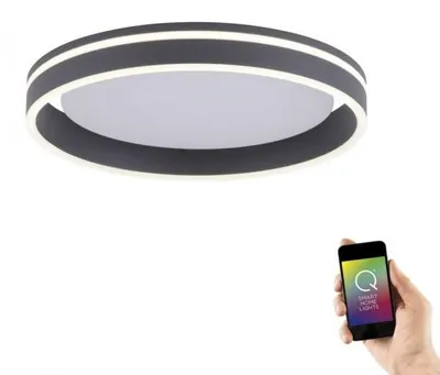 Zdjęcie produktu dla Paul Neuhaus 8414-13 Paul Neuhaus Q-VITO Smart Home Deckenleuchte anthrazit 28 W