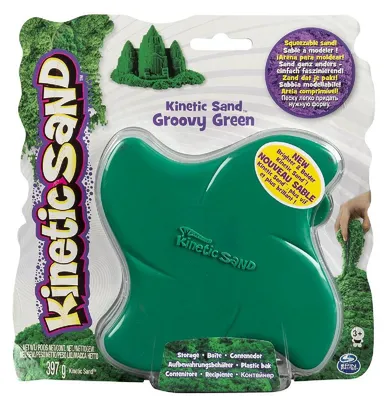 Produktbild von Spin Master - Kinetic Sand magischer kinetisch Spielsand für Kinder ab 3 Jahren dunkelgrün