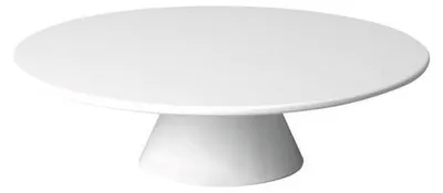 Produktbild von APS 83890 Servier- und Tortenplatte CASUAL, Ø 31 cm, Höhe 8 cm, Melamin, weiß