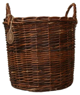 Obrázok produktu pre Prútený kvetináč, prírodný materiál, určený do interiéru, výška 37 cm, priemer 39 cm