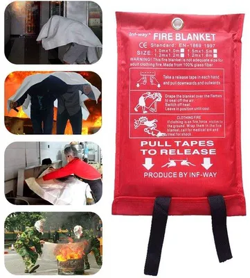 Productafbeelding van Vezelglas Branddeken - 1.0 x 1.0M