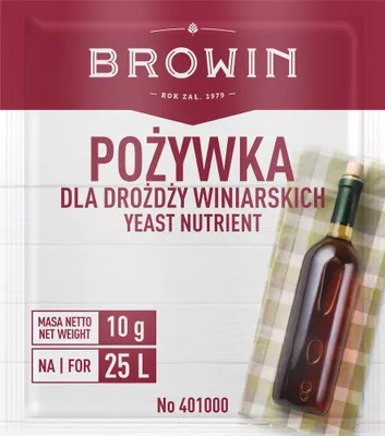 Produktbild von Browin Pożywka Dla Drożdży Winiarskich, 10 G