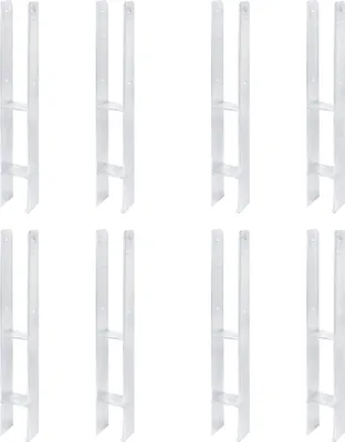 Obrázek produktu pro Sloupek Alberts H ve svazku, žárově pozinkovaný, výška 300 mm, celková výška 600 mm, hloubka 60 mm