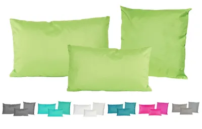 Produktbild von Anna's Kollektion Outdoor-/Garten-Kissen - grun - 30 x 50 cm