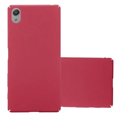 Produktbild von Cadorabo Schutzhülle für Sony Xperia X Hülle in Rot Etui Hard Case Handyhülle Cover