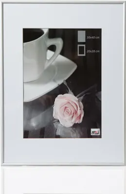 Produktbild von AL-62 Aluminium Bilderrahmen 20x30 silber-matt