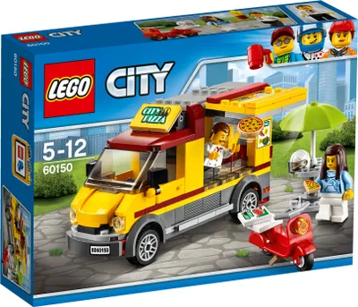 Obrázok produktu pre LEGO City 237382 uchop dodávku s pizzou a stavebnicu