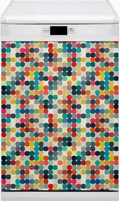 Produktbild von Abwaschbar 45x80 cm Geschirrspüle Magnetmatte Küche Dekorative  - Geometrisches Muster