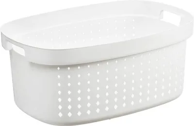 Produktbild von plast team Wäschekorb SEOUL 41,9 Liter weiß