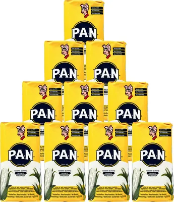 Produktbild von Pan Vorgekochtes weisses Maismehl 10x1kg
