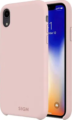 Image de Coque en silicone liquide pour iPhone X & XS - Rose