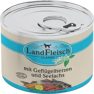 Zdjęcie produktu dla Landfleisch 6611745, Dorosły, Każda rasa, Drób, Warzywo, 195 g, Bez soi
